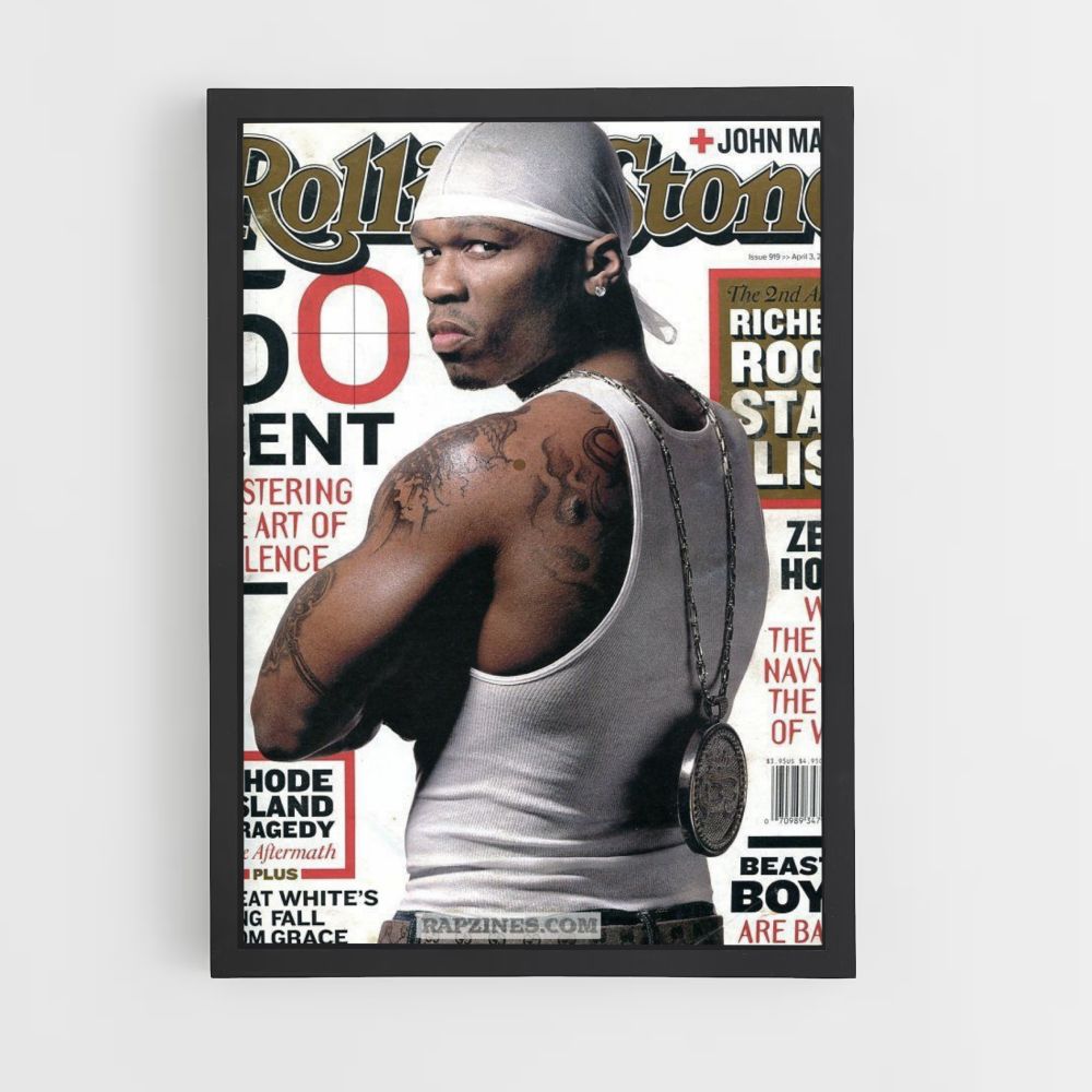 50cent Magazine Poster