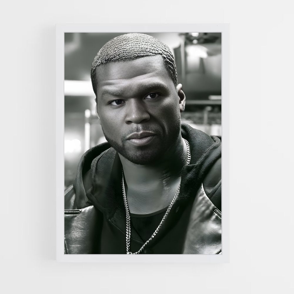 50cent-3 cadre Blanc