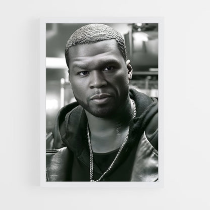50cent-3 cadre Blanc