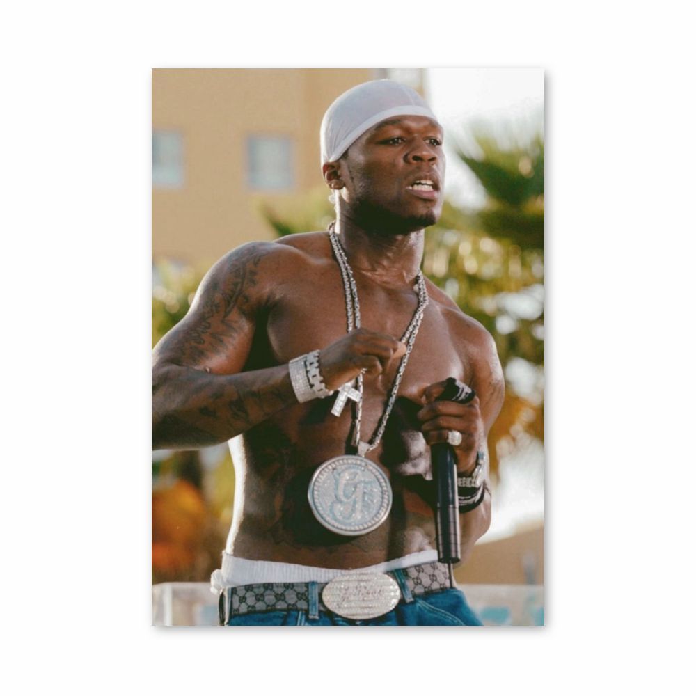 50cent Muscle Poster