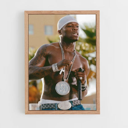 50cent Muscle Poster