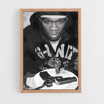 50cent-6 cadre Bois clair