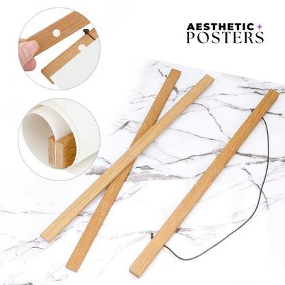 Wooden Magnetic Poster Holder