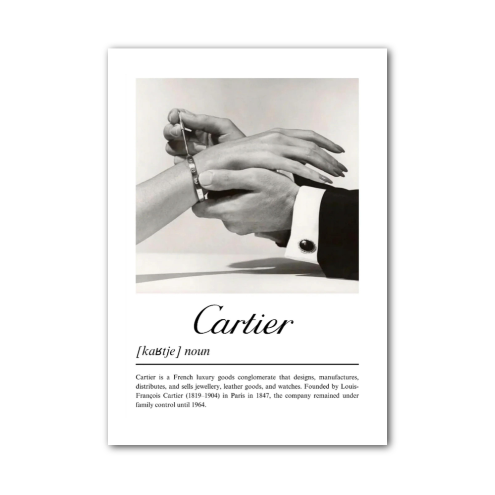 Poster Journal Cartier