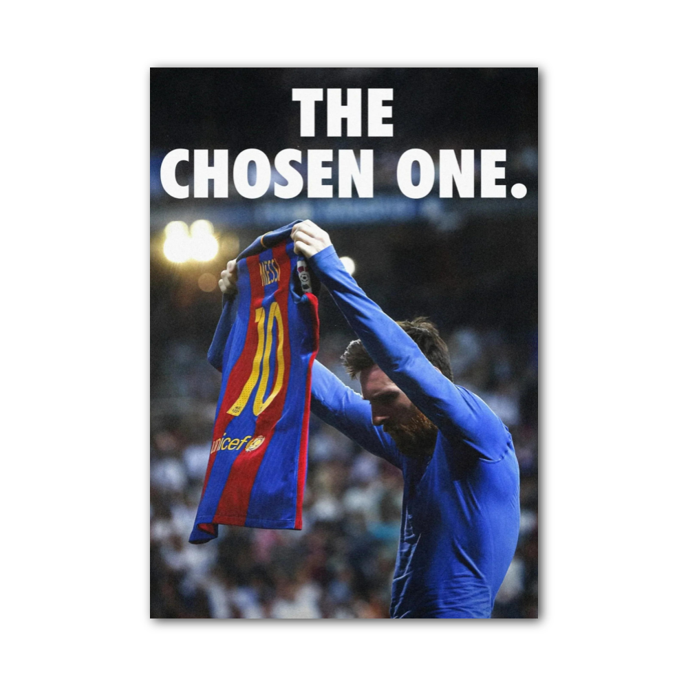 Poster Lionel Messi Élu