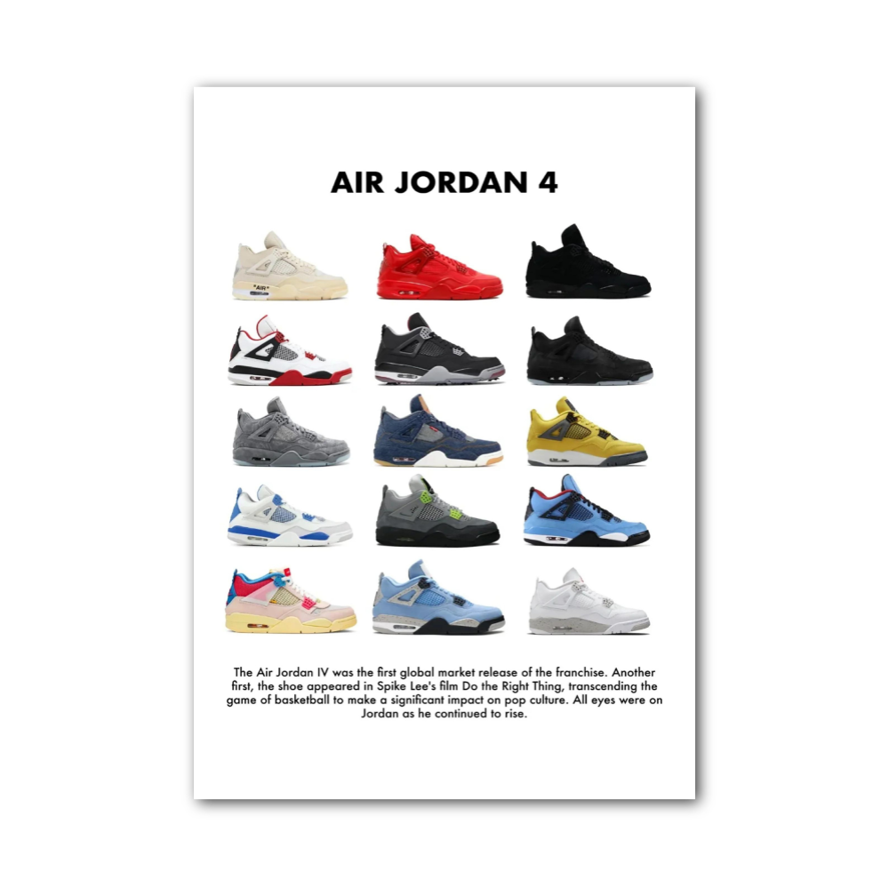 Poster Nike Air Jordan 4