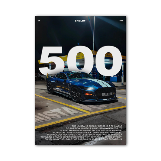 Poster Shelby 500