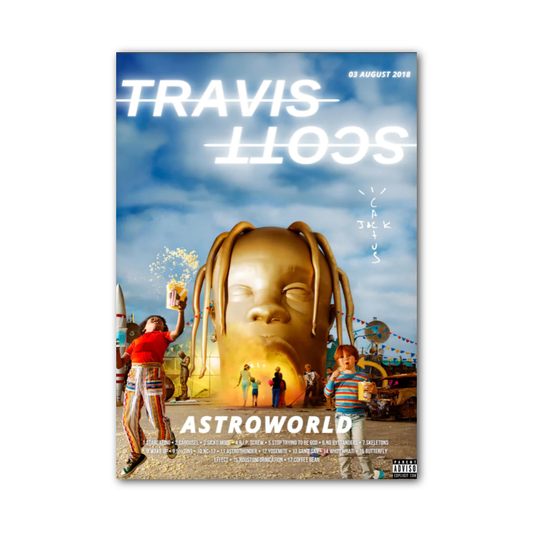 Poster Travis Scott Astroworld