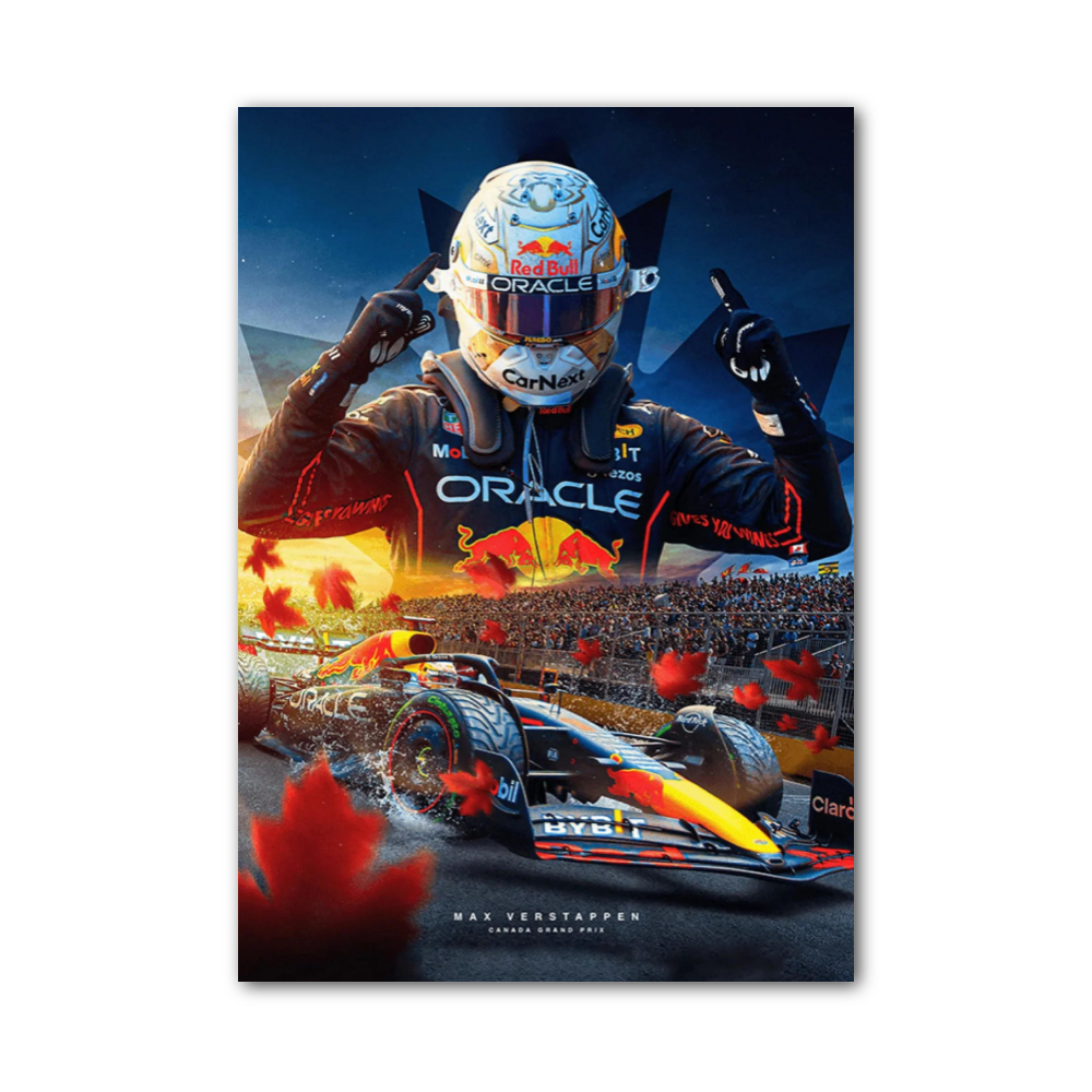 Poster Verstappen Canada GP