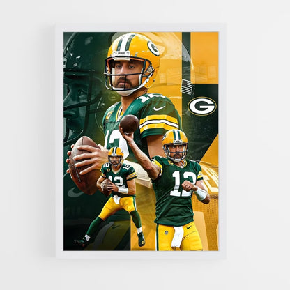 aaron-rodgers-11 cadre Blanc