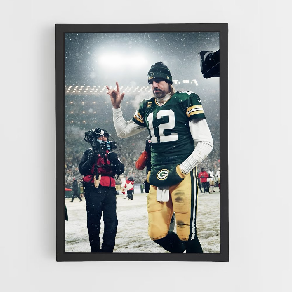 aaron-rodgers-12 cadre Noir
