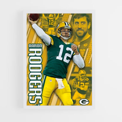 aaron-rodgers-15 cadre Blanc
