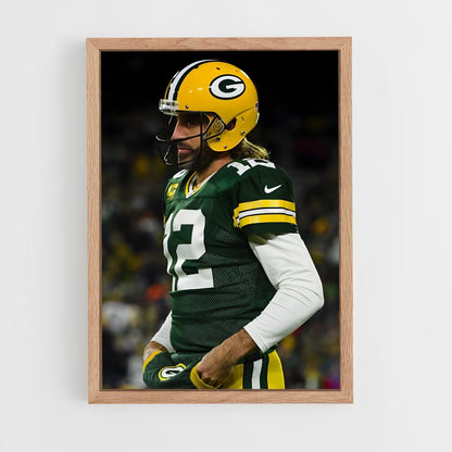 aaron-rodgers-3 cadre Bois clair
