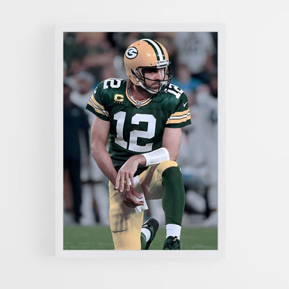 aaron-rodgers-5 cadre Blanc