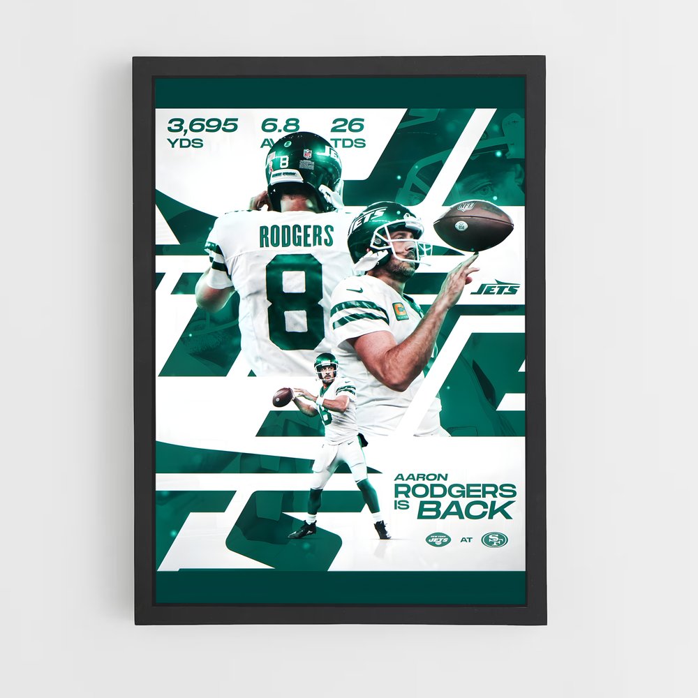 aaron-rodgers-8 cadre Noir