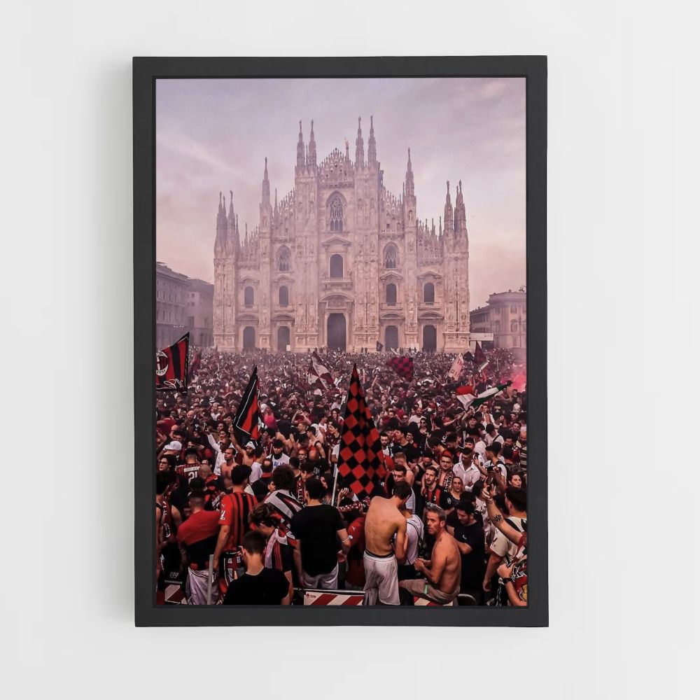 AC Milan Cathedral Poster