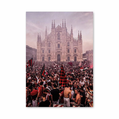 AC Milan Cathedral Poster