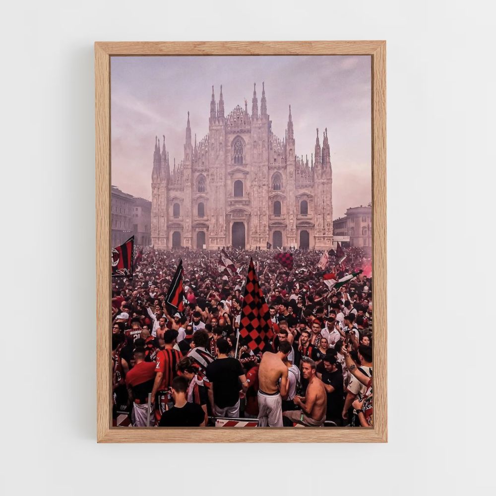 AC Milan Cathedral Poster