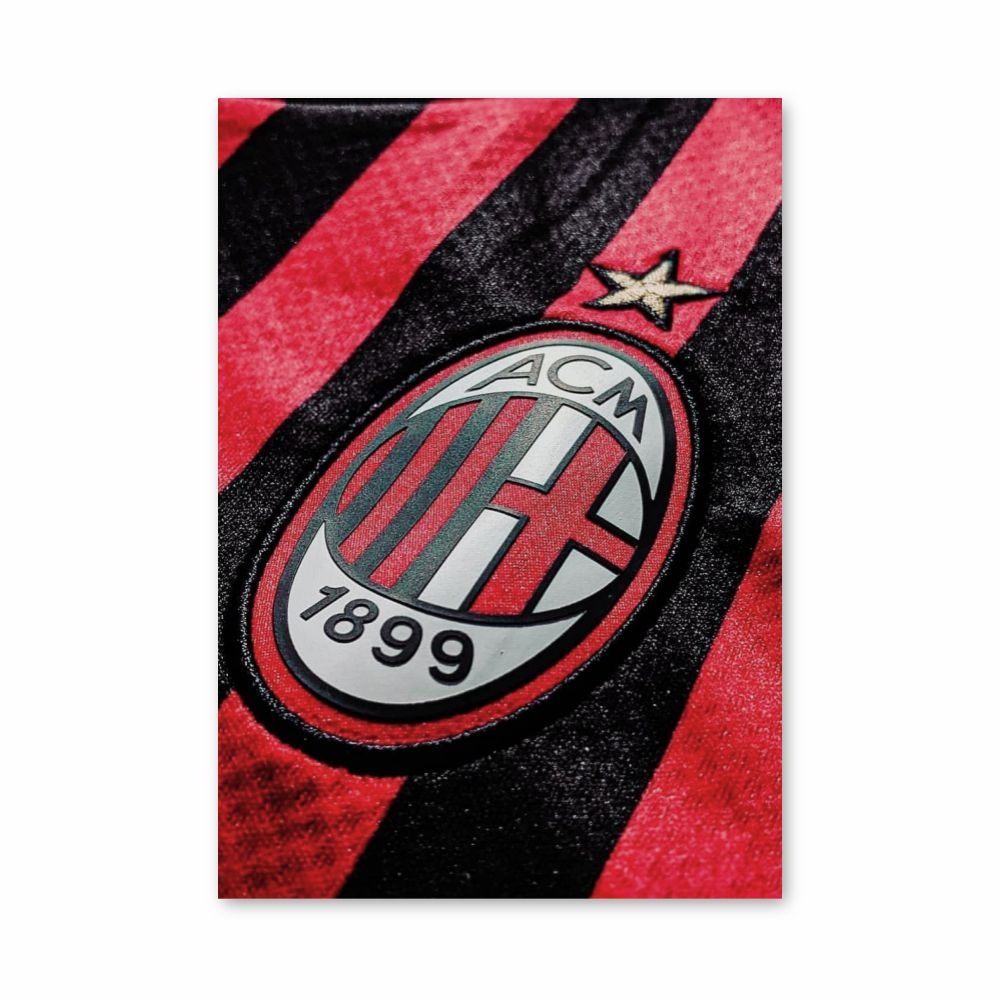 Poster Milan AC Jersey