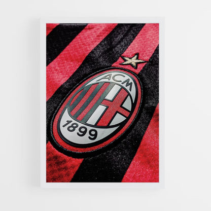 Poster Milan AC Jersey