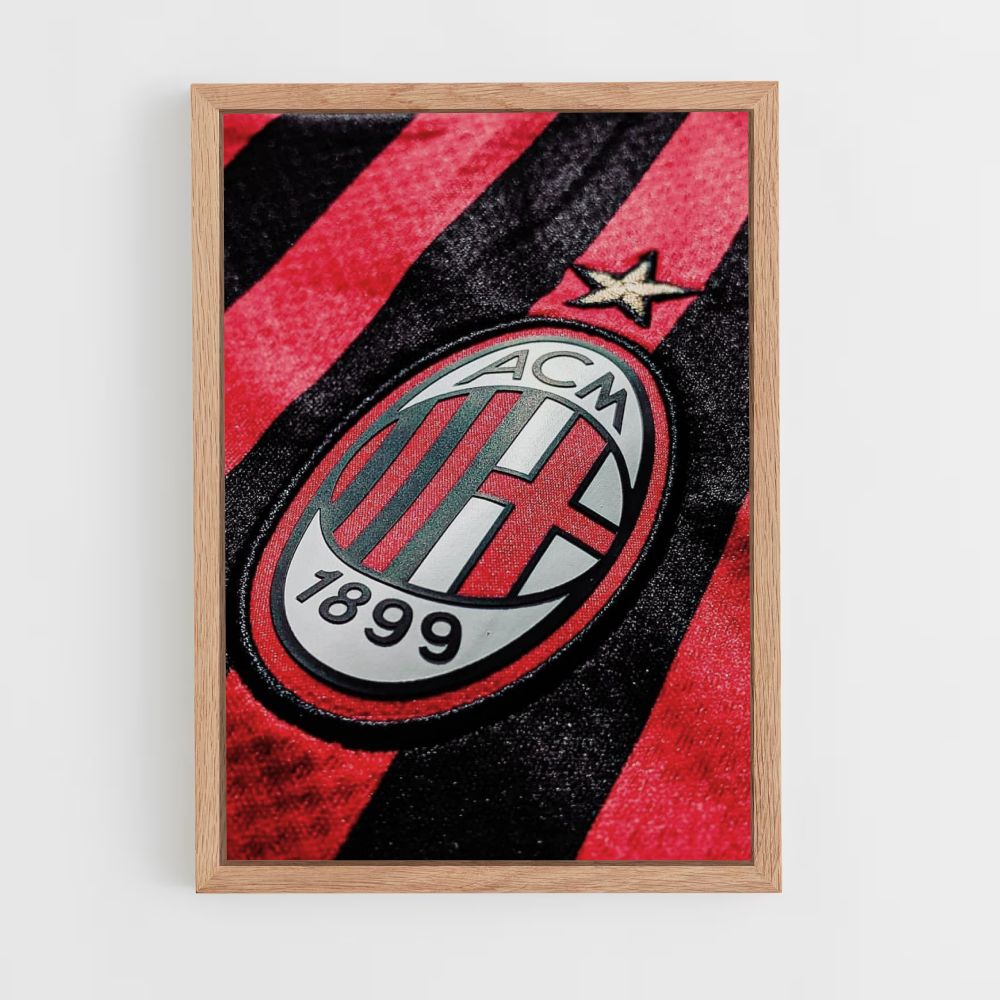 Poster Milan AC Jersey