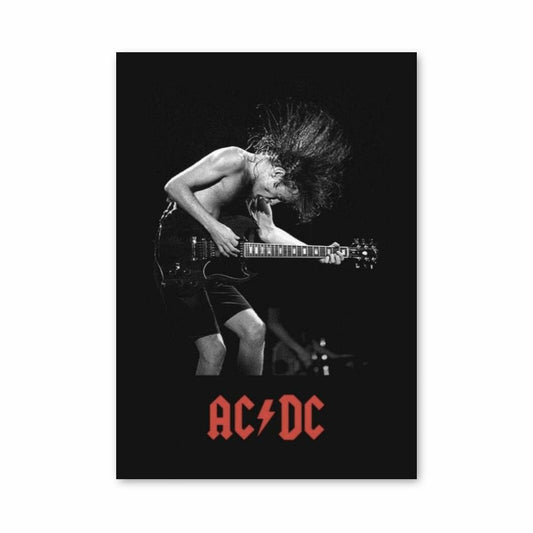 Poster ACDC Guitare