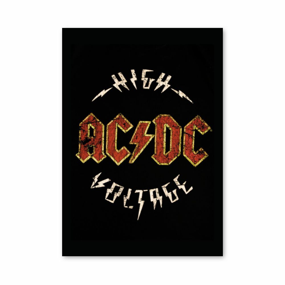 Poster ACDC High Voltage | Aesthetic Posters