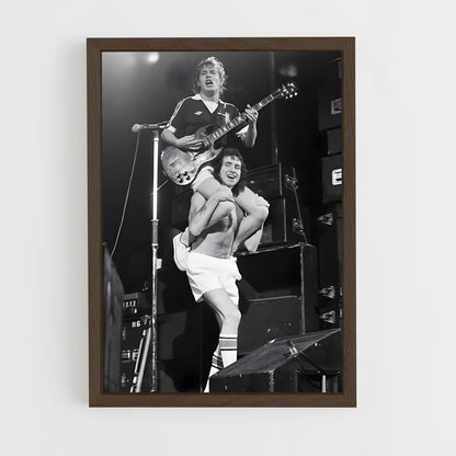 acdc-9 cadre Bois foncé