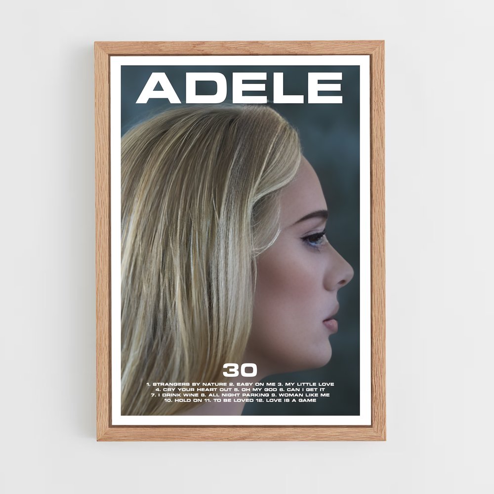 adele-8 cadre Bois clair