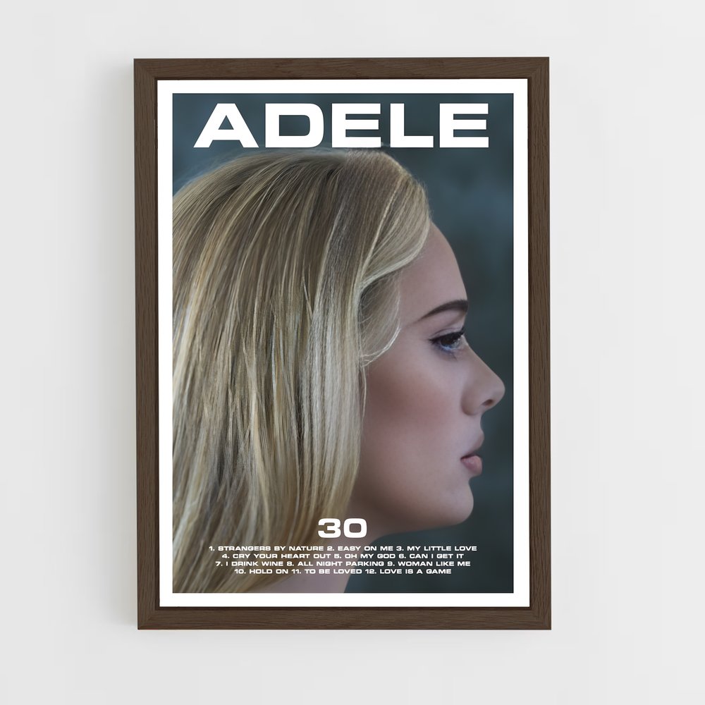 adele-8 cadre Bois foncé