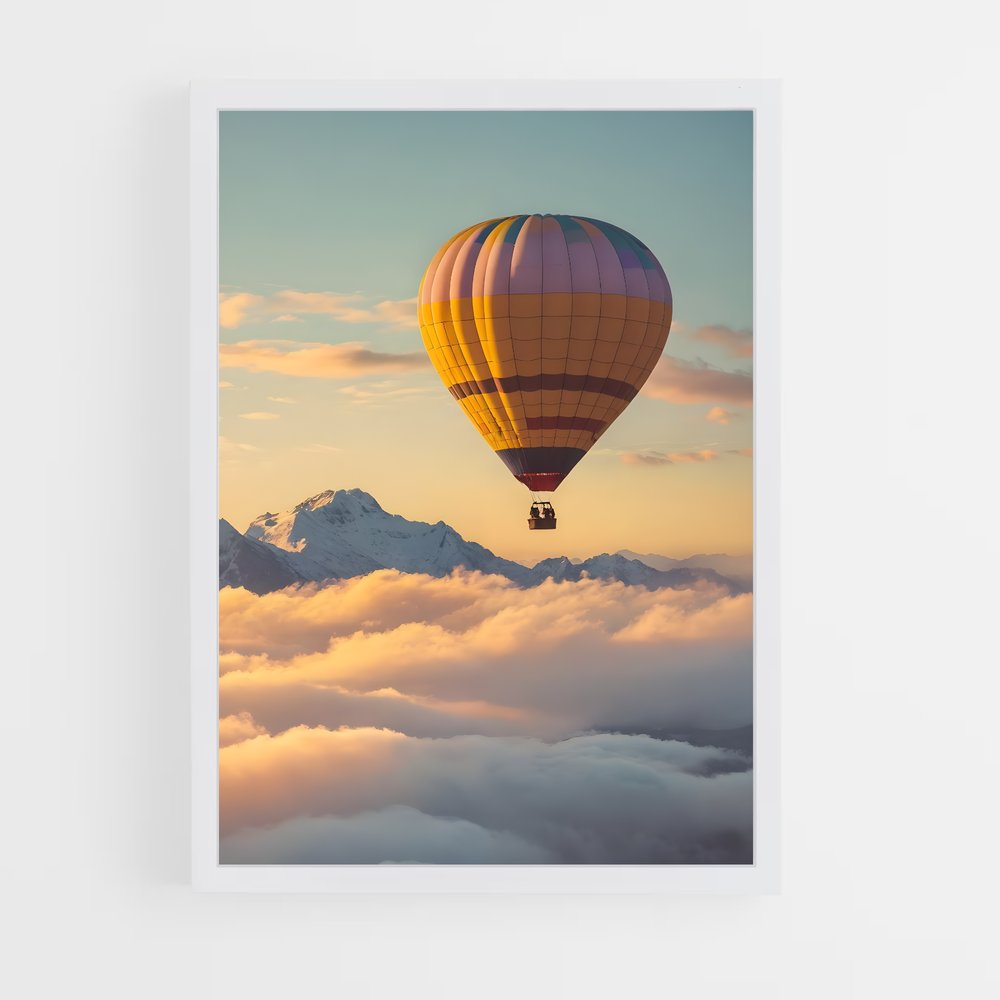 air-balloon-11 cadre Blanc