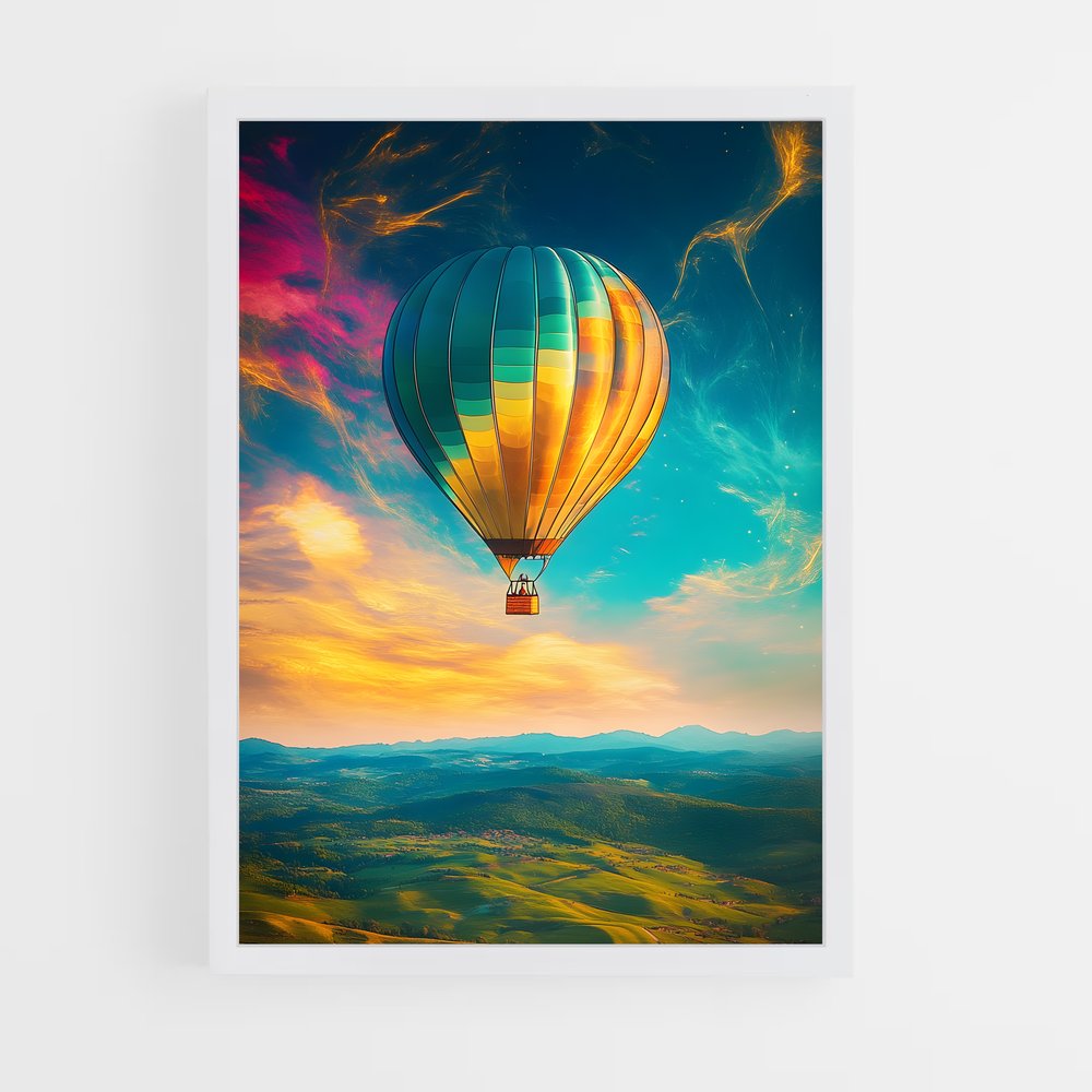 air-balloon-12 cadre Blanc