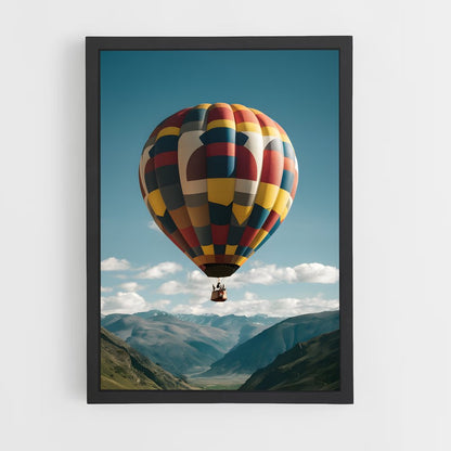 air-balloon-13 cadre Noir