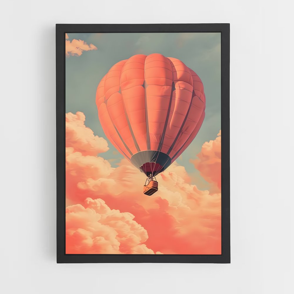 air-balloon-3 cadre Noir