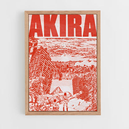 akira-10 cadre Bois clair