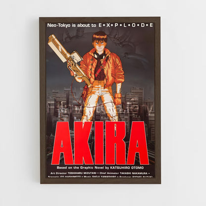 akira-4 cadre Bois foncé