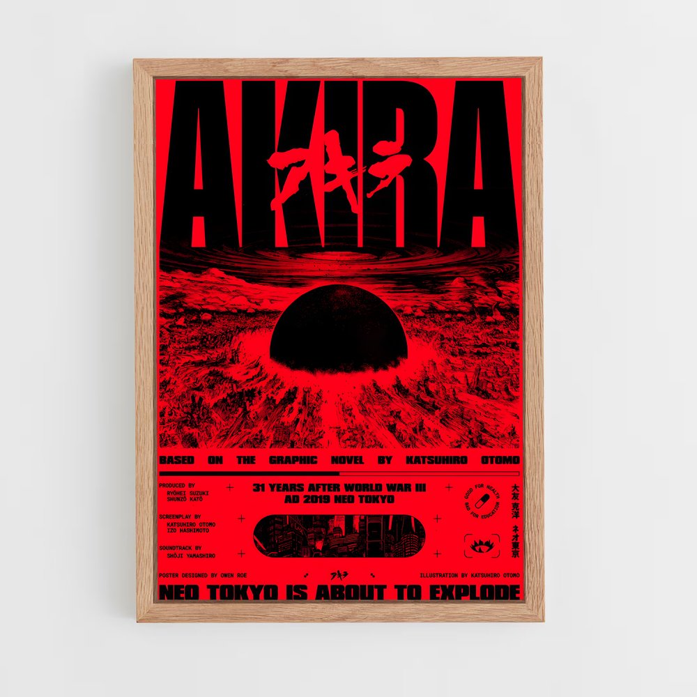 Poster Akira Explosion | Aesthetic Posters