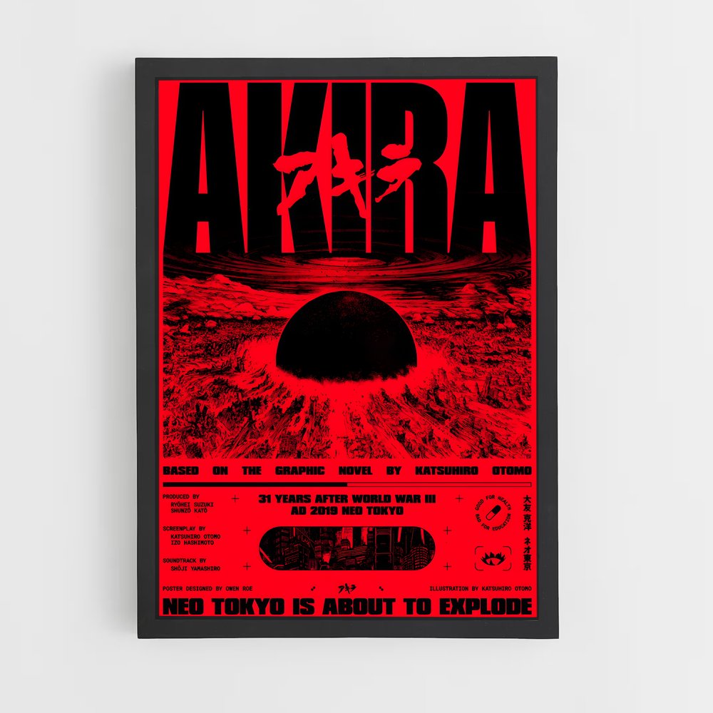 Poster Akira Explosion | Aesthetic Posters