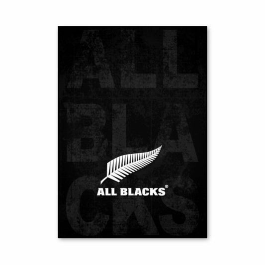 All Blacks Logo Poster