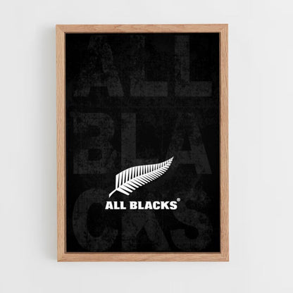 All Blacks Logo Poster