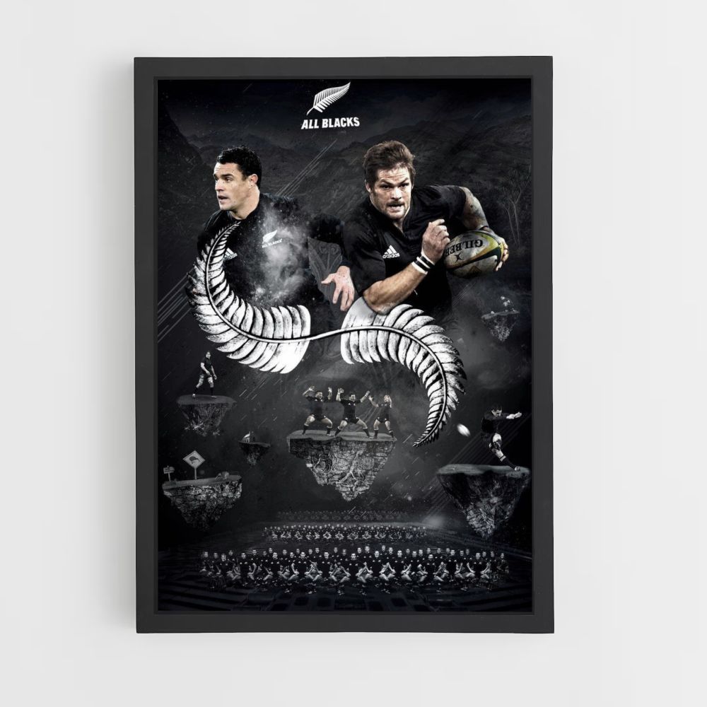 All Blacks Haka Poster