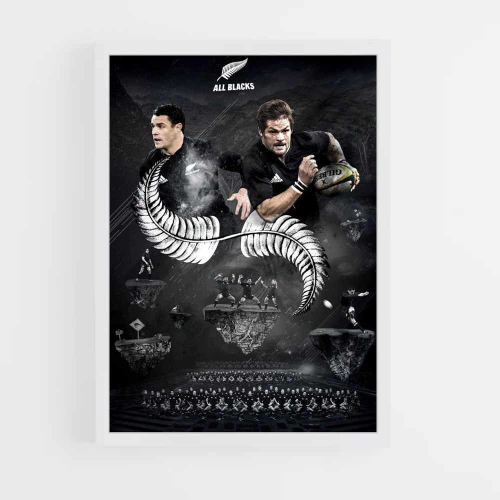 All Blacks Haka Poster