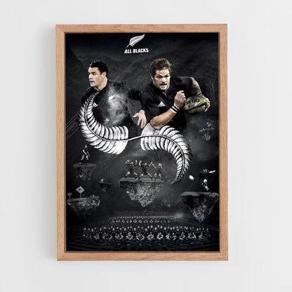 All Blacks Haka Poster