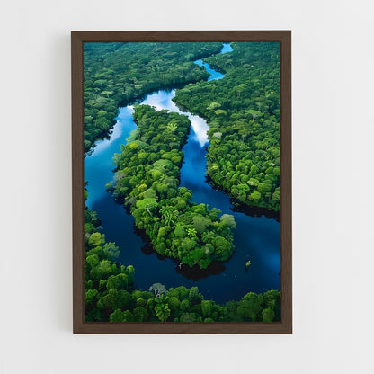 amazonia-2 cadre Bois foncé