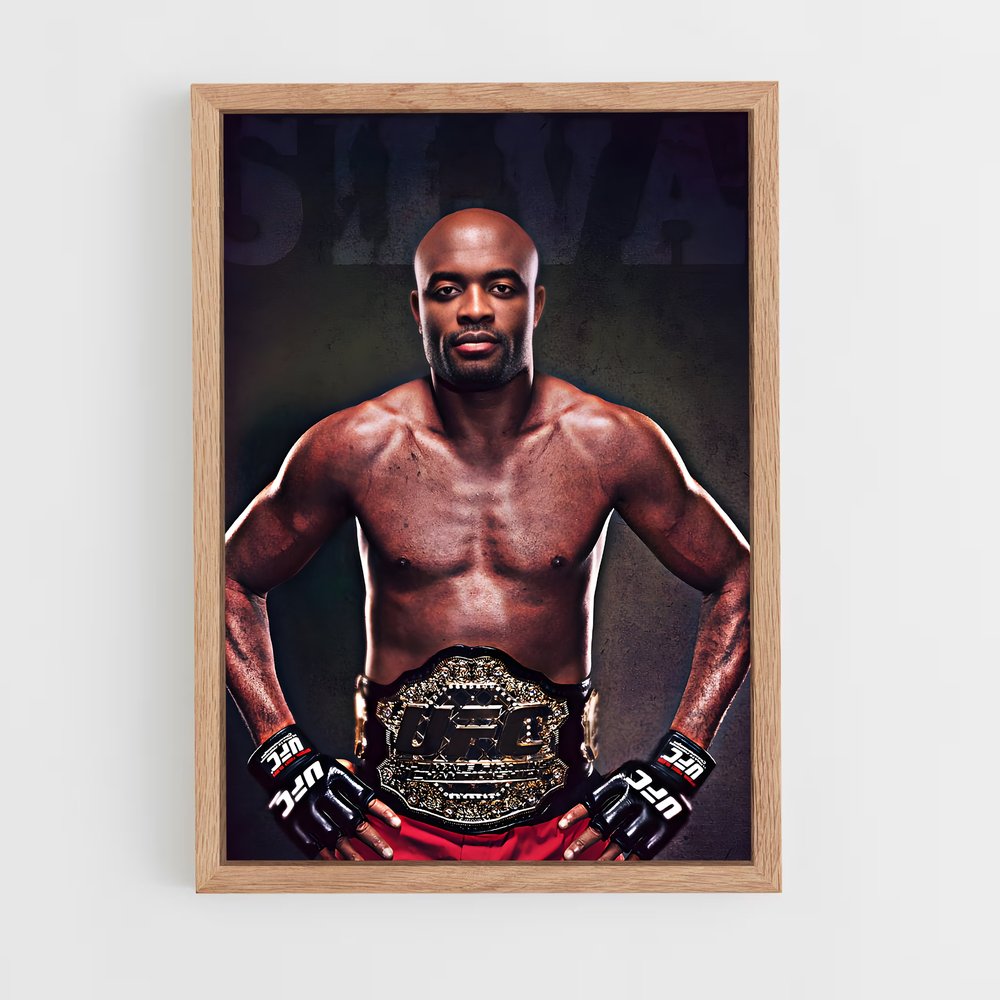 anderson-silva-8 cadre Bois clair