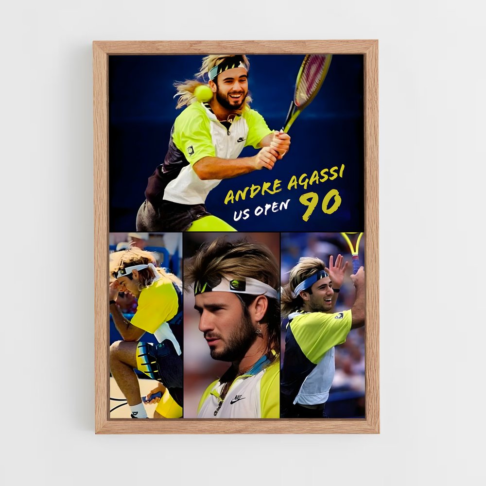 andre-agassi-2 cadre Bois clair