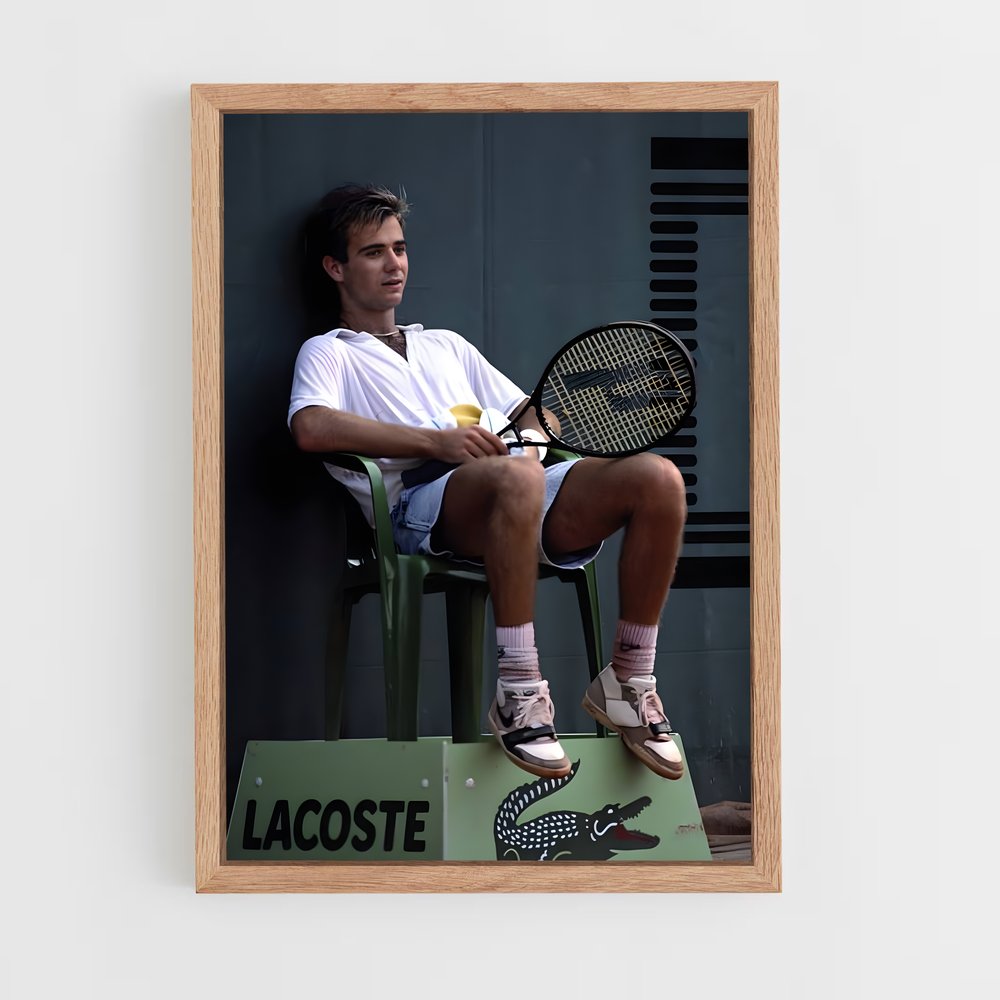 andre-agassi-7 cadre Bois clair