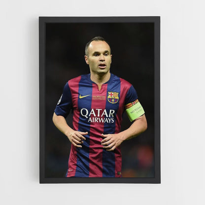 Poster Andrés Iniesta Barcelona