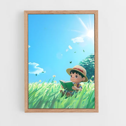 animal-crossing-11 cadre Bois clair