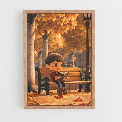 animal-crossing-5 cadre Bois clair